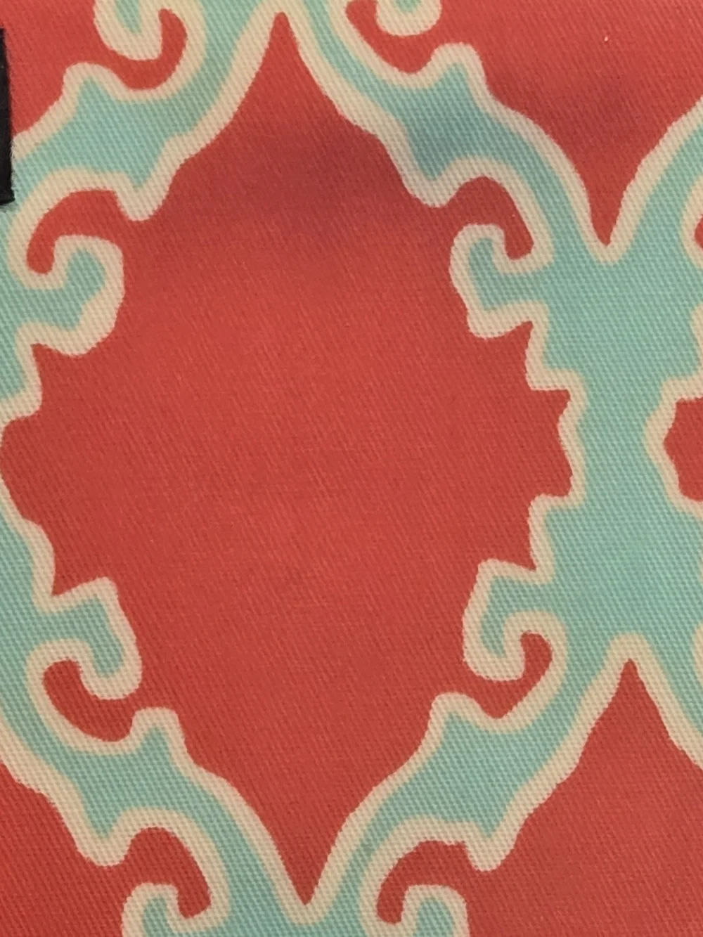 kate spade Red and Mint Geometric Zip Wallet